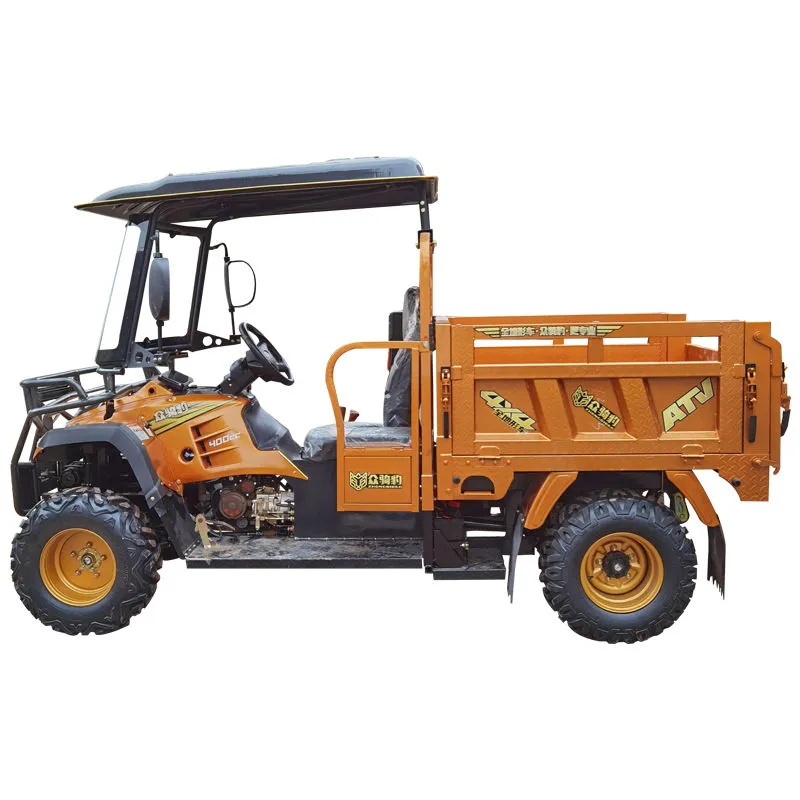 Zhongqibao Cheetah Power ATV - Racing Atv Quad Bike 250CC Dump Truck Load Capacity of 1.5 Tons Gasoline UTV