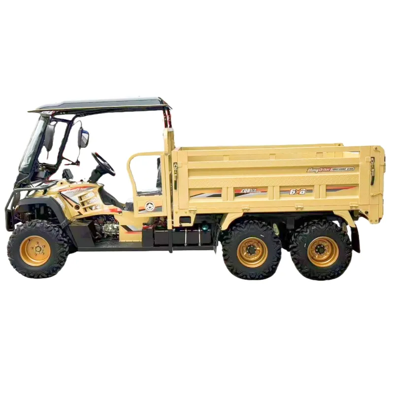 Zhongqibao Cheetah Power ATV - 2026 New High Quality Adult Shaft Drive Atv Utv 400cc Six Wheel Off-road Motorcycle